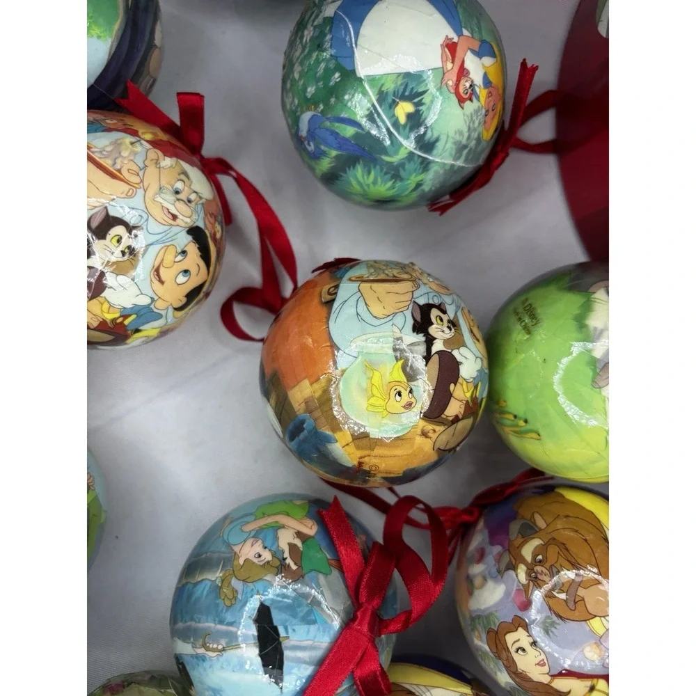 1999 Disney Ornaments A Christmas To Remember Set 12 Includes Original Box